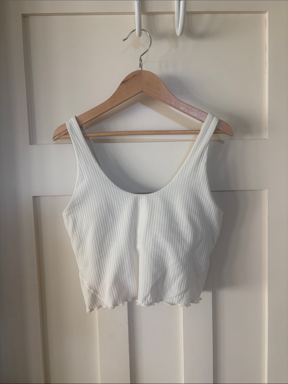 Lululemon Align lettuce-hem tank top - light ivory - 6